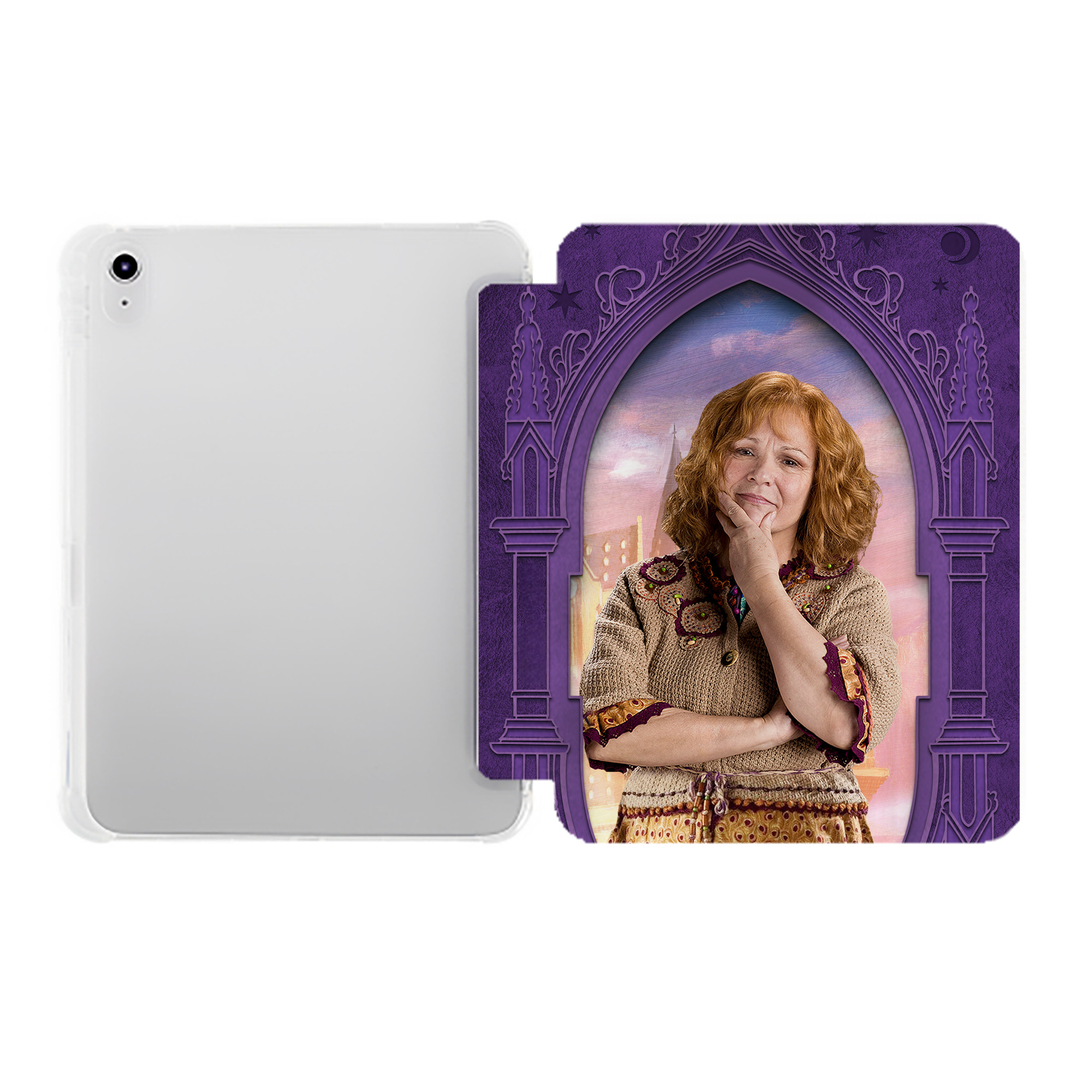 （画像用） Harry Potter ハリー・ポッターシリーズ IPad ケース ペン収納付き 三つ折りスタンド PUレザー×シリコン 対応機種9.5/10.5/10.9インチ